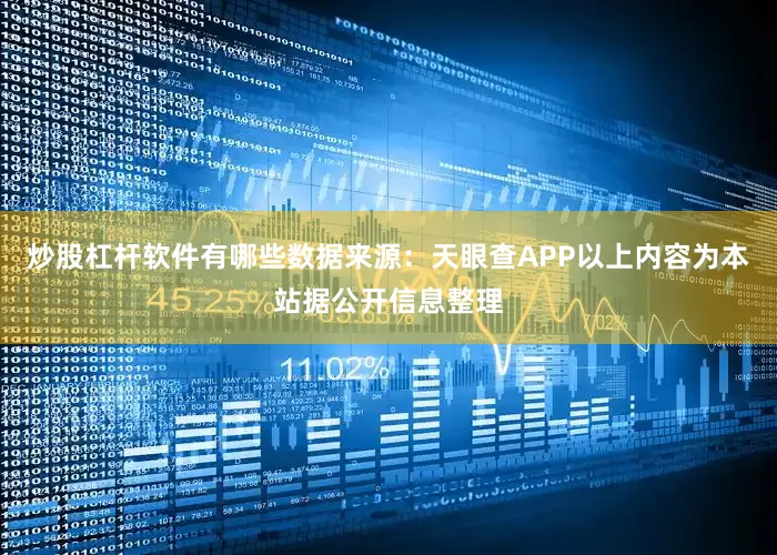 炒股杠杆软件有哪些数据来源：天眼查APP以上内容为本站据公开信息整理